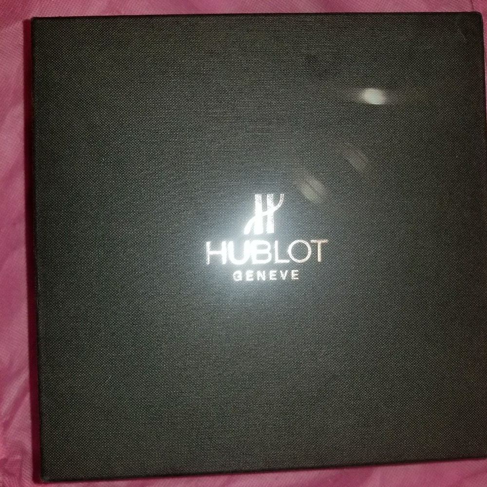sold *HUBLOT watch box authentic